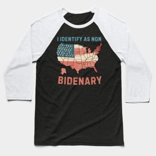 I identify as non Bidenary (v4) Baseball T-Shirt